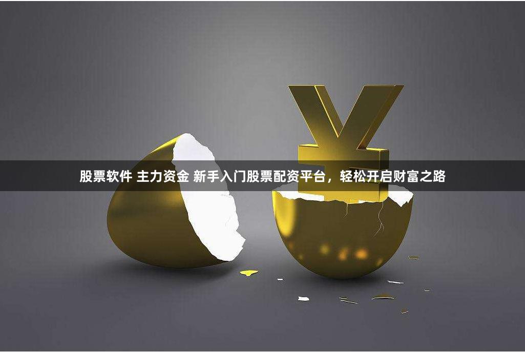 股票软件 主力资金 新手入门股票配资平台，轻松开启财富之路
